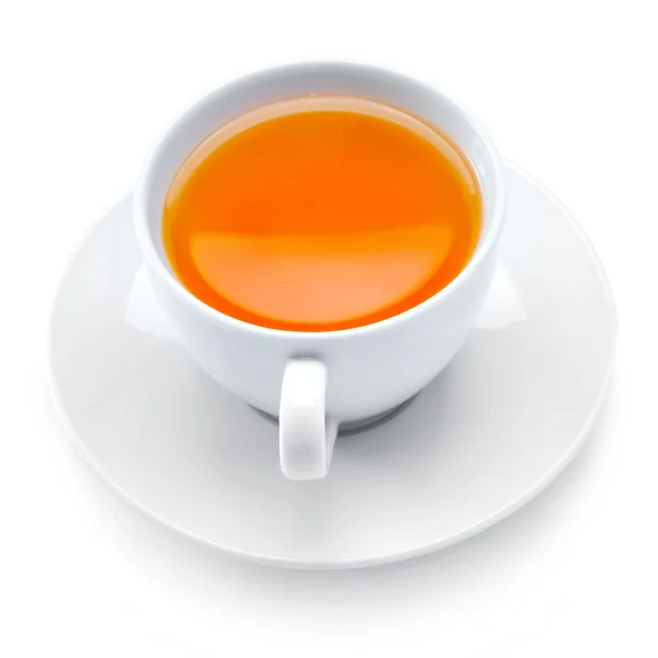 Λευκό Κύπελλο με τσάι — Φωτογραφία Αρχείου