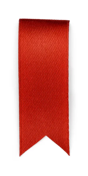 Red bookmark isolated on white — Stock Photo, Image