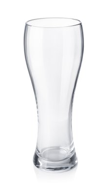 Boş bira bardağı.