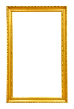 altın antika çerçeve