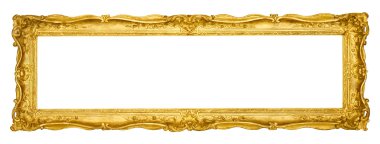 altın antika çerçeve