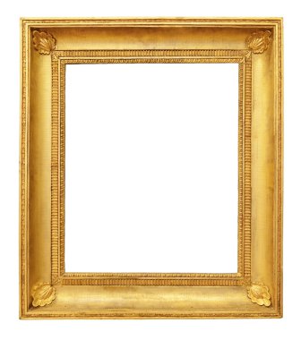 altın antika çerçeve