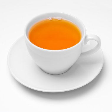 Beyaz fincan ile fincan tabağı