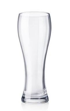 Boş bira bardağı.