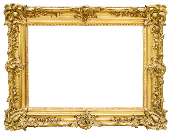 Gold vintage frame