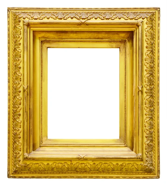 Moldura vintage ouro — Fotografia de Stock