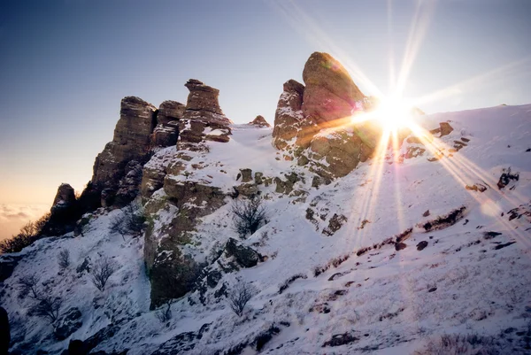 Vackert bergslandskap — Stockfoto