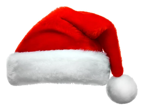 Sombrero rojo de Santa Claus — Foto de Stock