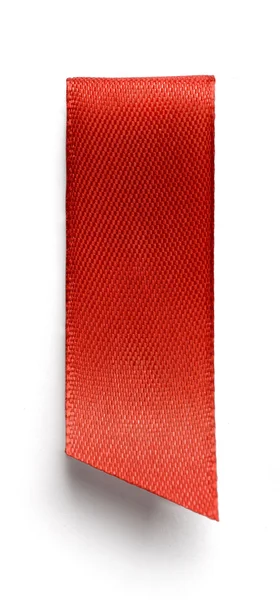 Красная шелковая закладка — стоковое фото
