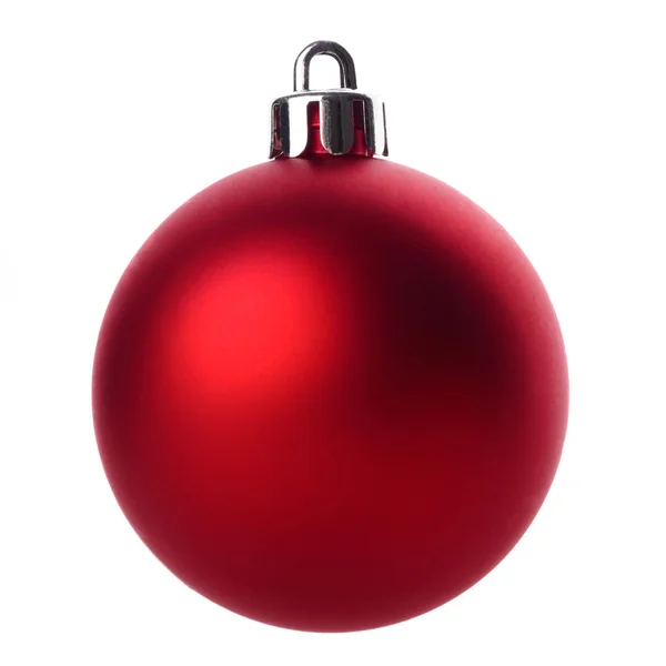 Bola de Natal vermelho — Fotografia de Stock