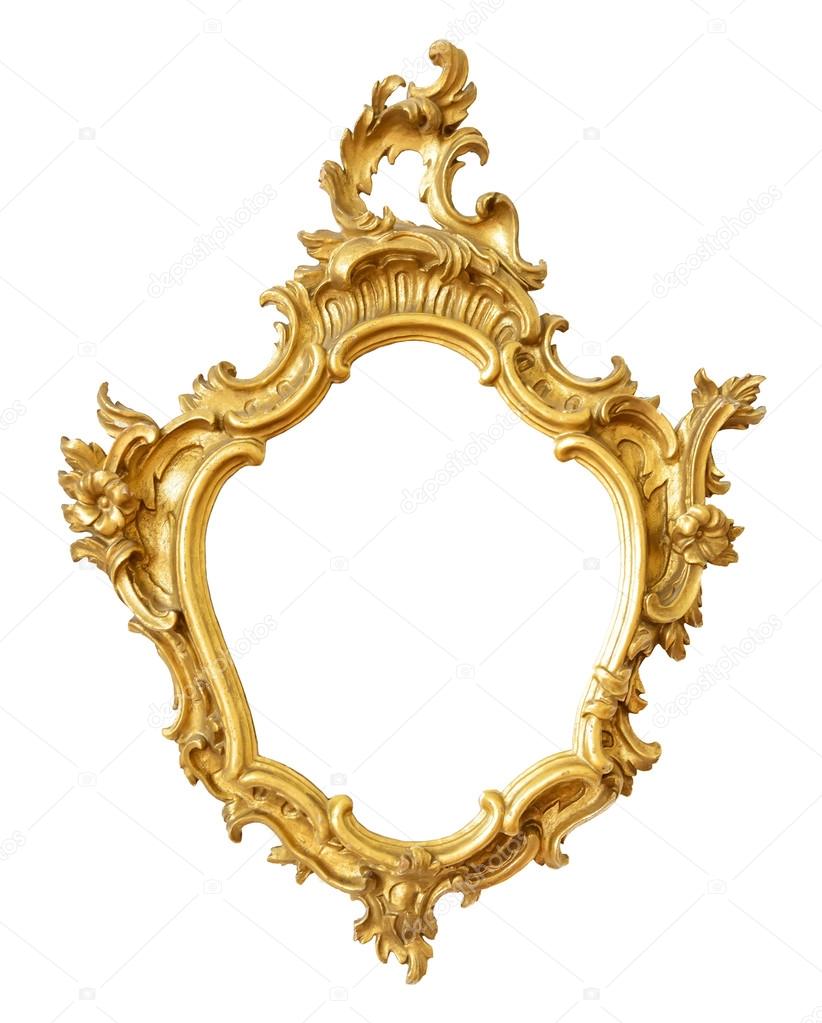 Gold vintage frame