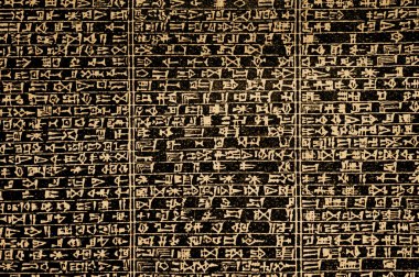 Eski kağıt üzerinde stilize metin