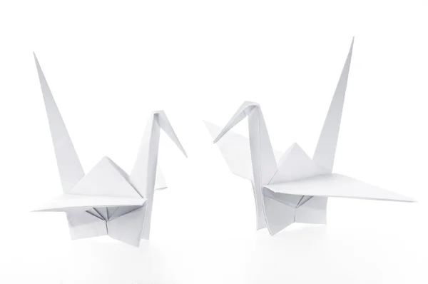 Grúas de papel origami — Foto de Stock