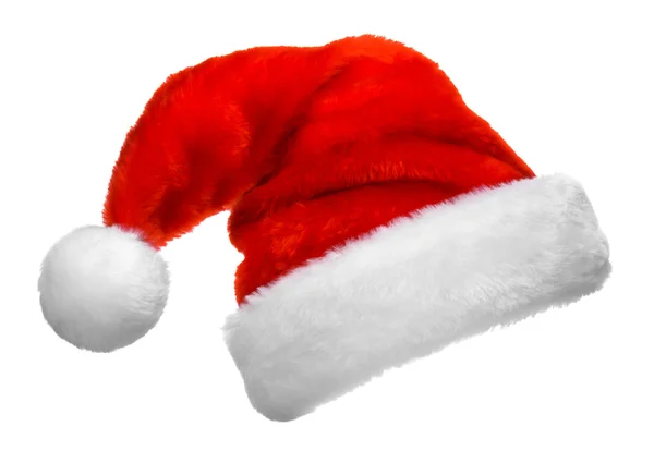 Sombrero rojo de Santa Claus — Foto de Stock