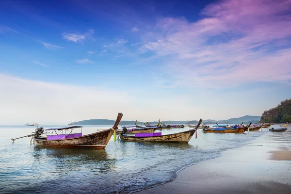 Railay beach bij zonsondergang — Stockfoto