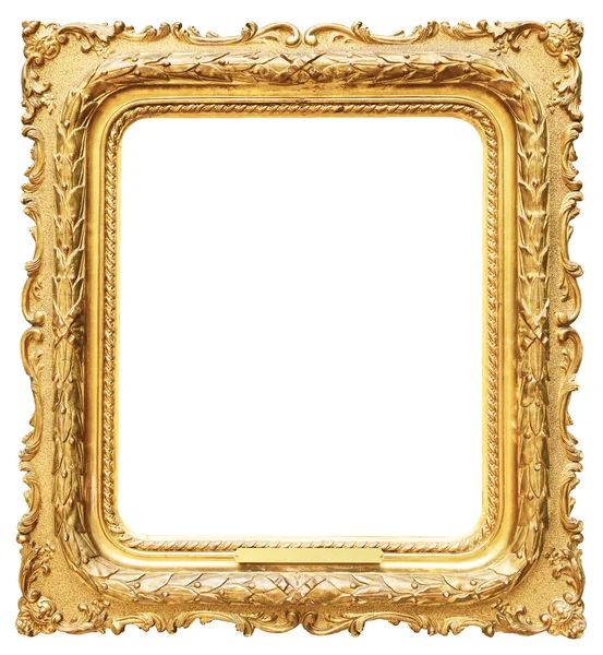 Золотая винтажная рама — стоковое фото