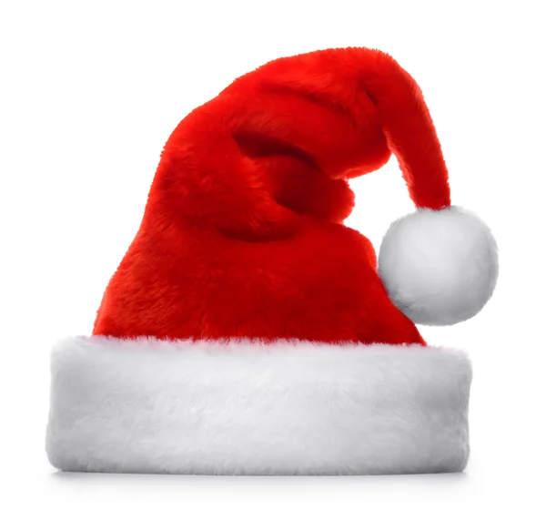 Święty Mikołaj czerwony kapelusz — Zdjęcie stockowe