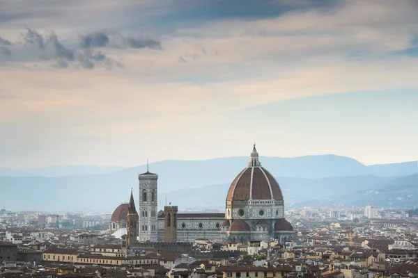 Beau coucher de soleil à Florence — Photo