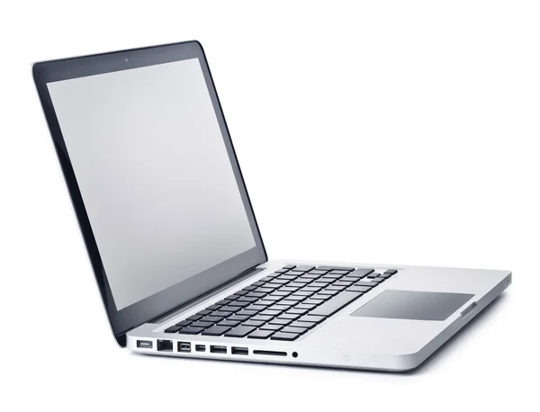 Moderner Metall-Laptop — Stockfoto