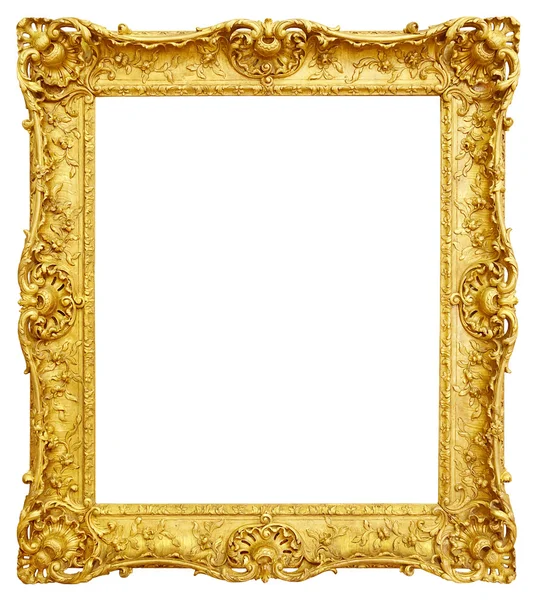 黄金复古框架 — 图库照片