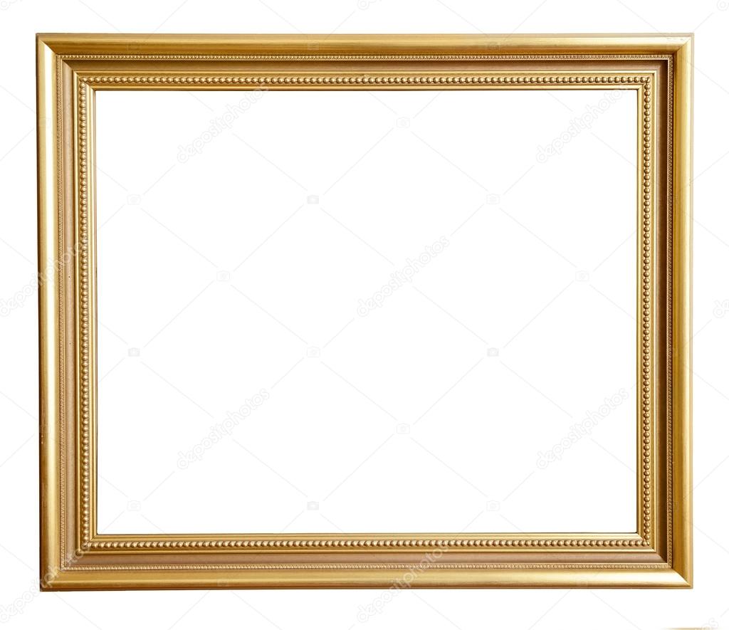 Gold vintage frame