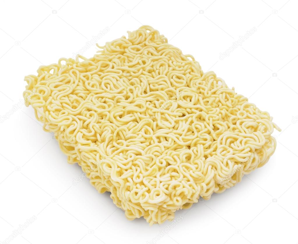 Uncooked fast food vermicelli 