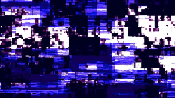 Fond Glitchy Abstrait Bug Numérique Écran Corrompu Erreur Pépin Dans — Photo