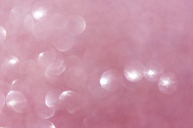 Soyut Pastel Pembe Bokeh arka planı. Parlak ışıklar