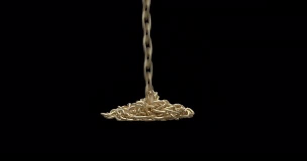 Chain Animation Simulation Render — Stock Video