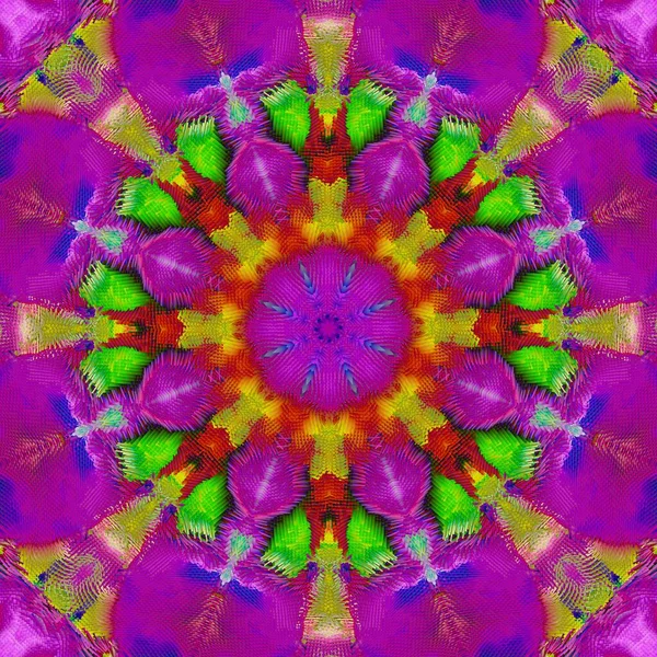 Mandala. Fraktal Prosedür Canlandırma ve Hazırlama.