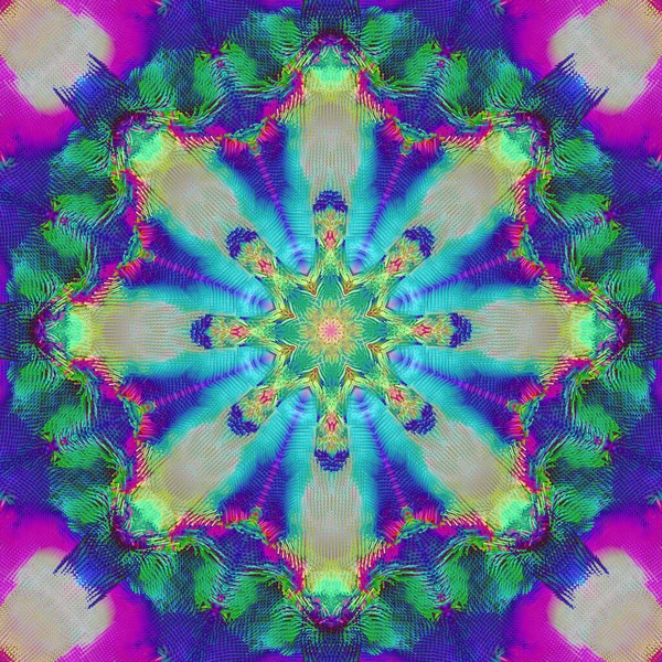 Mandala. Fraktal Prosedür Canlandırma ve Hazırlama.