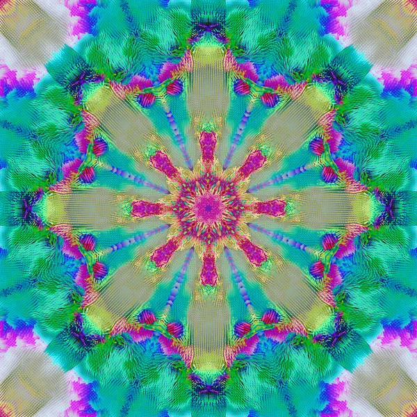 Mandala. Fraktal Prosedür Canlandırma ve Hazırlama.