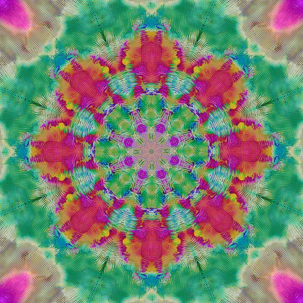 Mandala Animation Procédurale Fractale Rendu — Photo