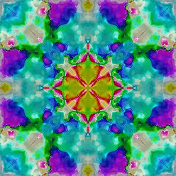 Mandala. Fraktal Prosedür Canlandırma ve Hazırlama.