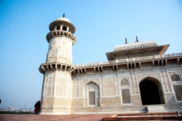 Túmulo Tmad Daulah Baby Taj Jewel Box Marcos Mais Famosos — Fotografia de Stock