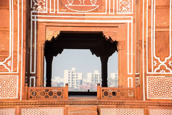 Tmad Daulah Baby Taj Vagy Jewel Box Sírja Agra India — Stock Fotó