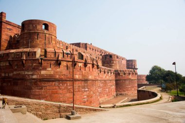 Wall of the Red Fort Agra, UNESCO World Heritage Site