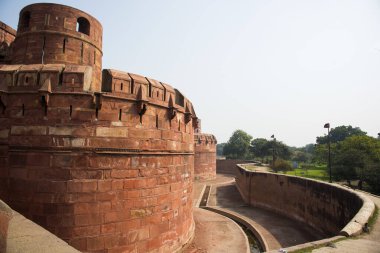 Wall of the Red Fort Agra, UNESCO World Heritage Site