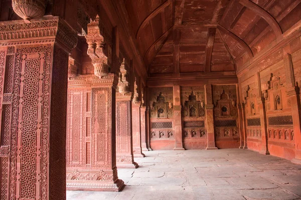 Agra India Február 2018 Kilátás Taj Mahal Unesco Világörökség Része — Stock Fotó