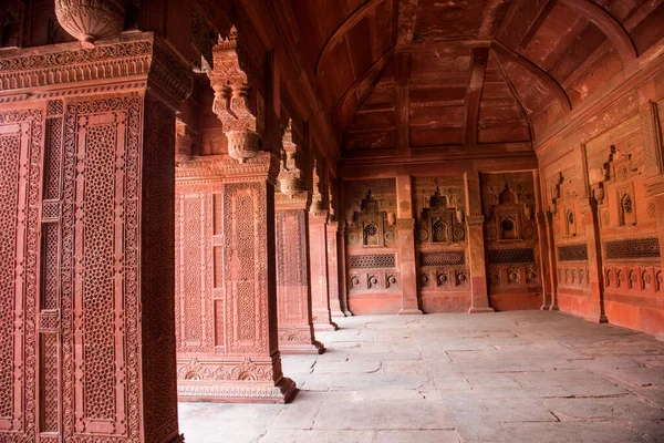 Agra India February 2018 Pohled Taj Mahal Památku Světového Dědictví — Stock fotografie