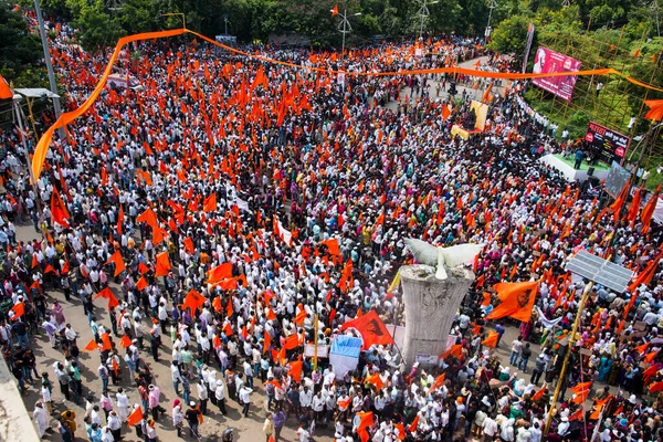 Amravati Maharashtra India 2016 Szeptember Tiltakozók Tüntetnek Maharashtrai Kormány Ellen — Stock Fotó