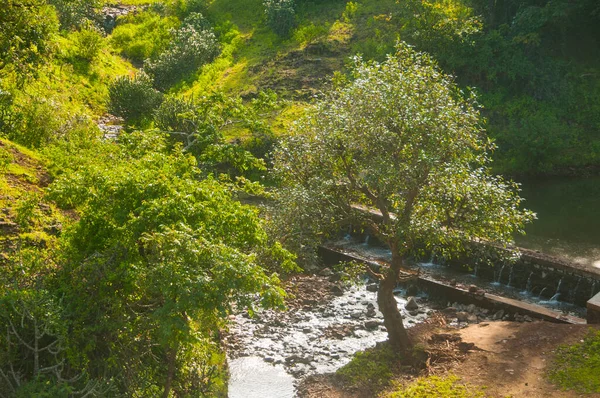 Paisagem Estação Montanhosa Maharashtra Índia — Fotografia de Stock