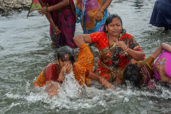 Akola Maharashtra Inde Septembre 2019 Des Femmes Hindoues Lors Une — Photo