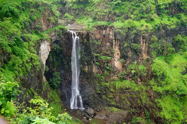 Cachoeira Bhimkund Estação Chikhaldara Maharashtra Índia — Fotografia de Stock
