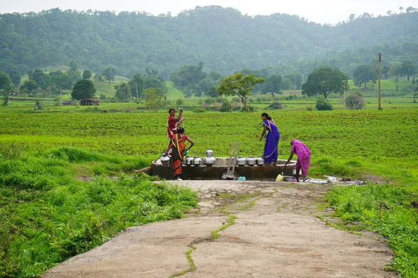 Chikhalthdara Maharashtra India June 2020 확인되지 인도의 마하라슈트라주의 지역에서 생활에서 — 스톡 사진