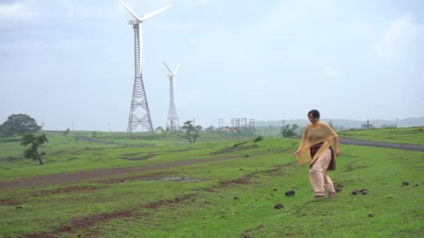 Indiai Kilátás Pont Hill Állomás Élvezi Természet — Stock videók