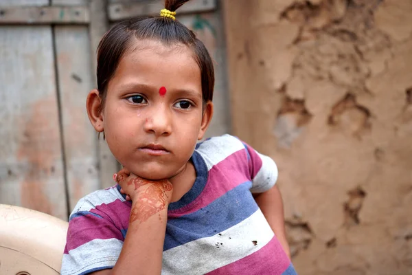 Amravati Maharashtra India September 2020 Unidentified Happy Indian Rural People — Stock Photo, Image