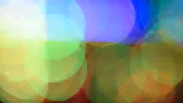 Festive Abstract Background Bokeh Defocused Lights Light Bokeh Video — ストック動画