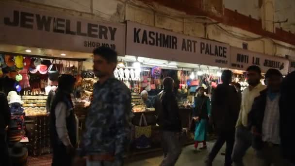 Delhi Inde Août 2018 Magasin Tourisme Intérieur Bazar Red Fort — Video