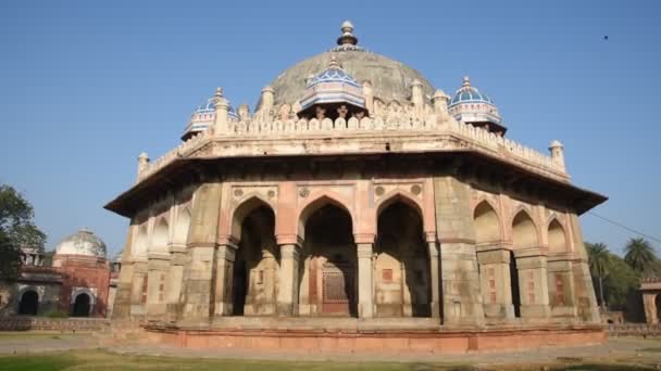 Delhi India February 2018 Wisatawan Mengunjungi Makam Humayun Makam Humayun — Stok Video